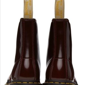 Dr. Martens Burgundy Heeled Boots